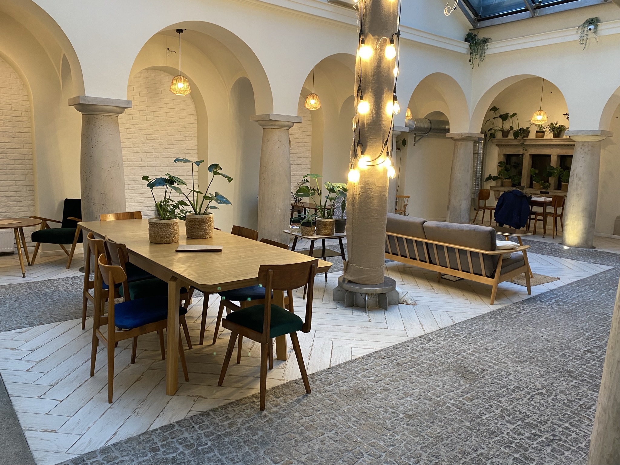 Wnętrze Kawiarni Patio